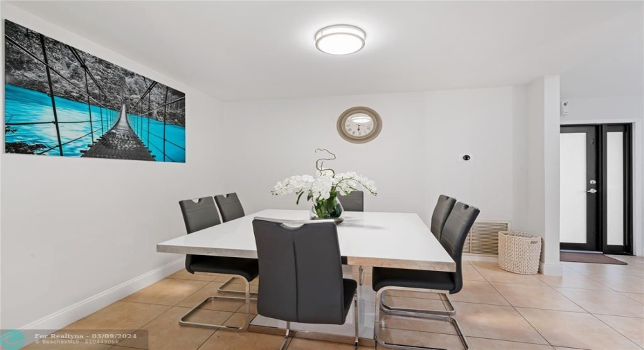 Formal dining room.