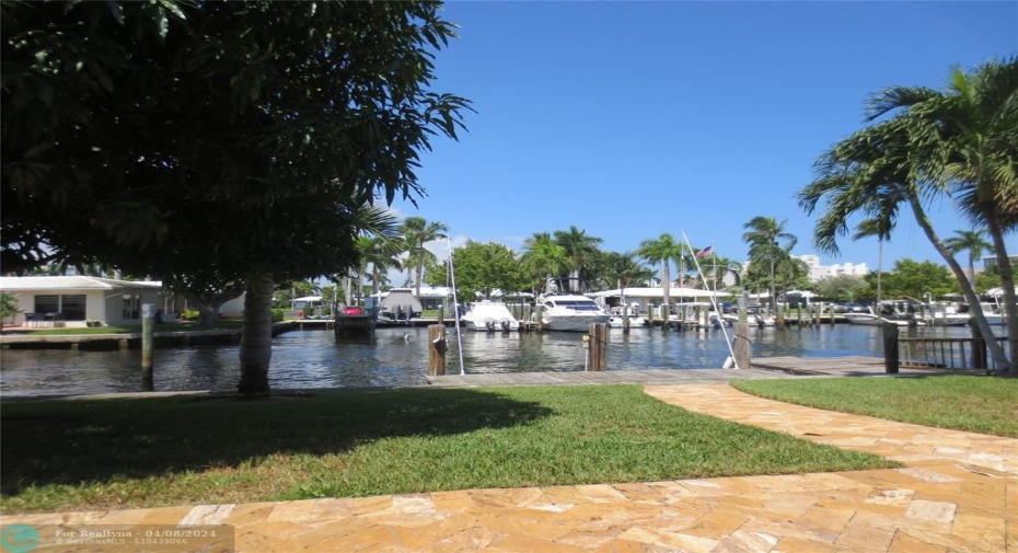Paver Sidewalk to Dock