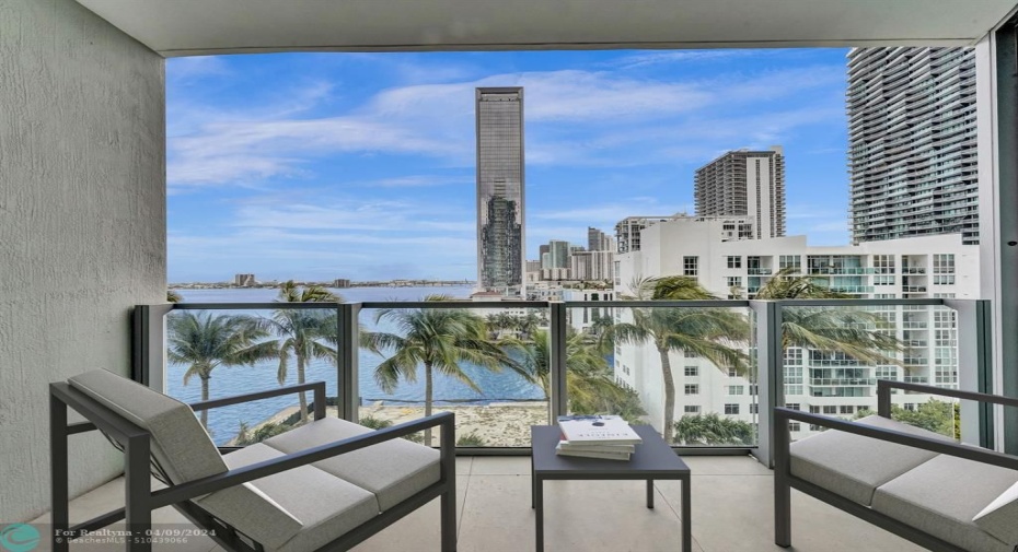 Private balcony