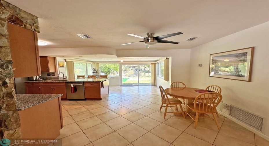 Dining Room and Kitchen