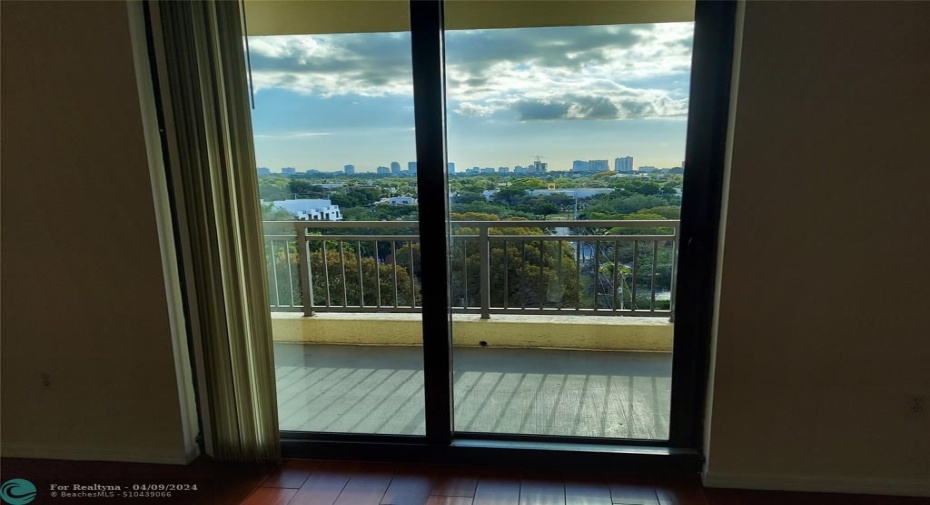 VIEW FROM LIVING ROOM