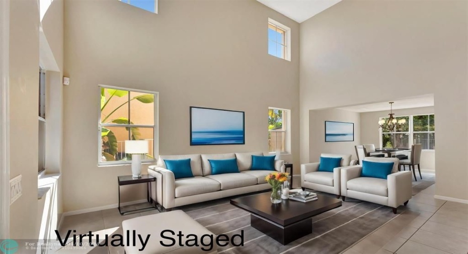 Virtually staged to help envision the space