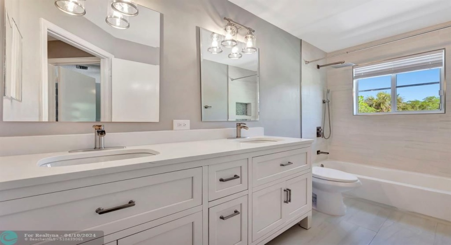 Recently updated bathroom