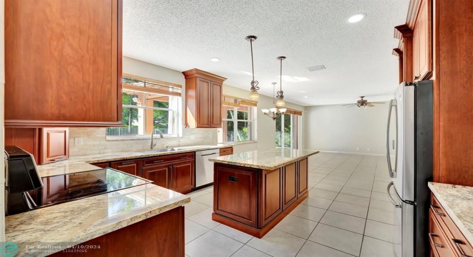 Gorgeous granite counter tops