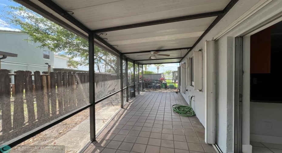 screened in patio