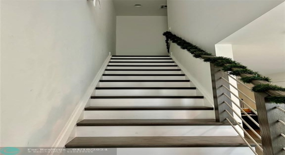 Elegant Ascension to the Upper Level