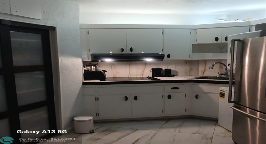 Kitchen with New washer/dryer