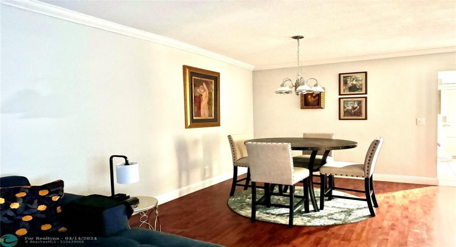 Open dining/living room