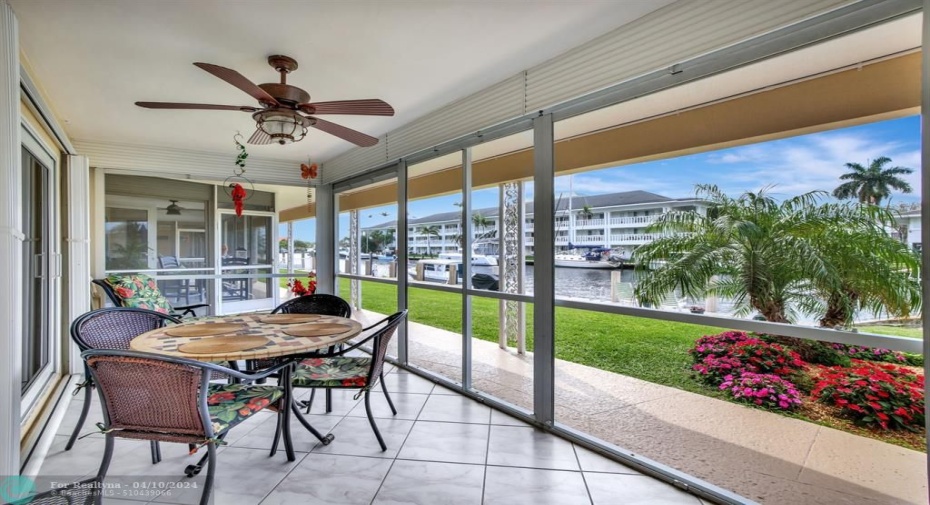 Front Screened Porch with exceptional views