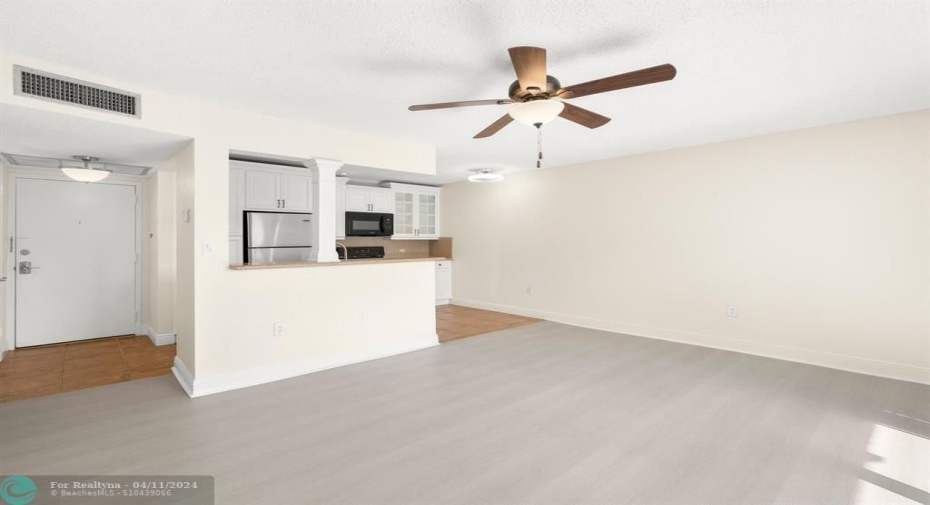 View of Kitchen from Living Room