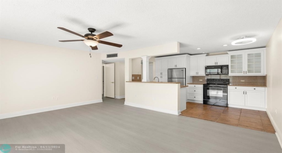 View of Kitchen from Dining Room