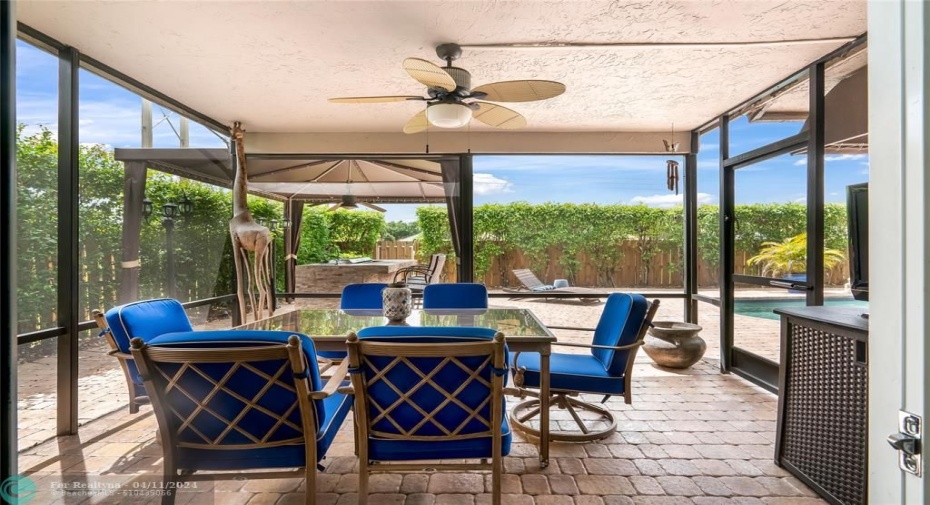 Covered patio