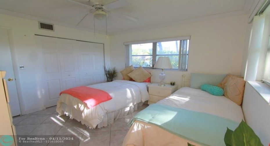 Double Windows in both Bedrooms