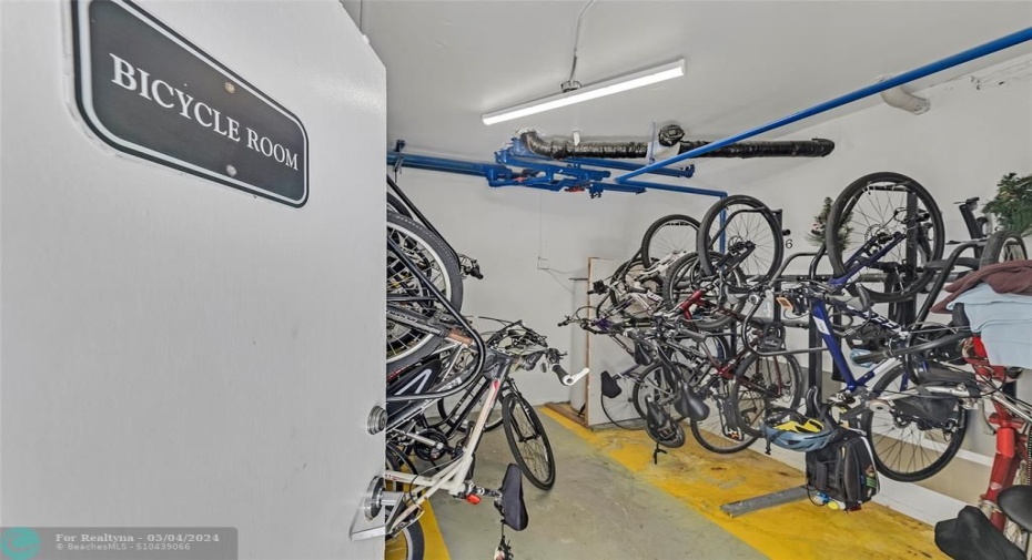 Bicycle storage - $75/yr.