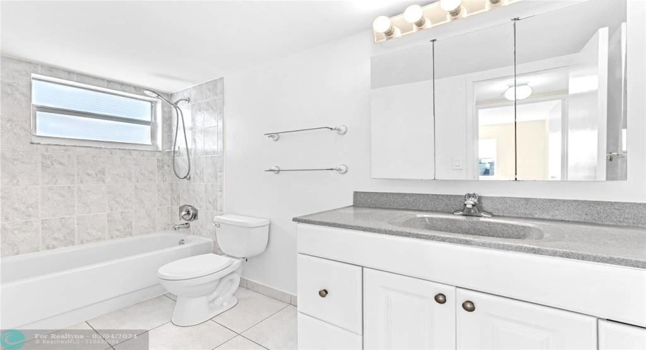 Tub & Shower with a window