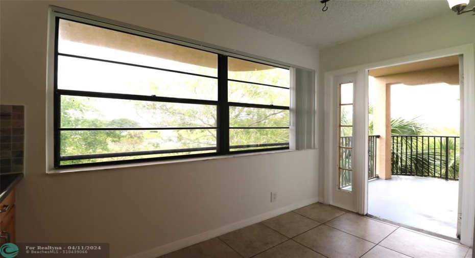 Balcony from Kitchen