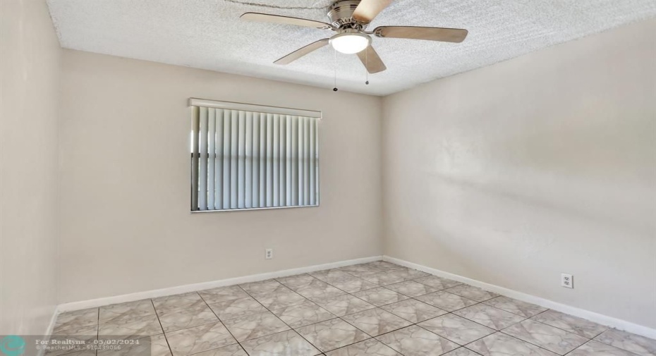 THIRD BEDROOM:  11'9