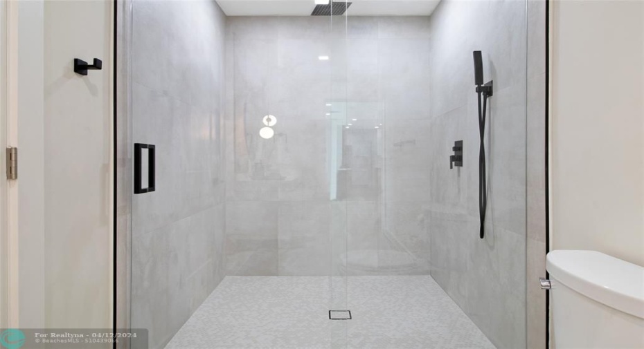 3rd bathroom with large shower