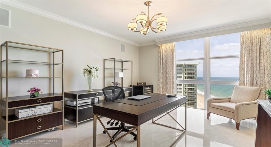 has FULL bath, used as an office