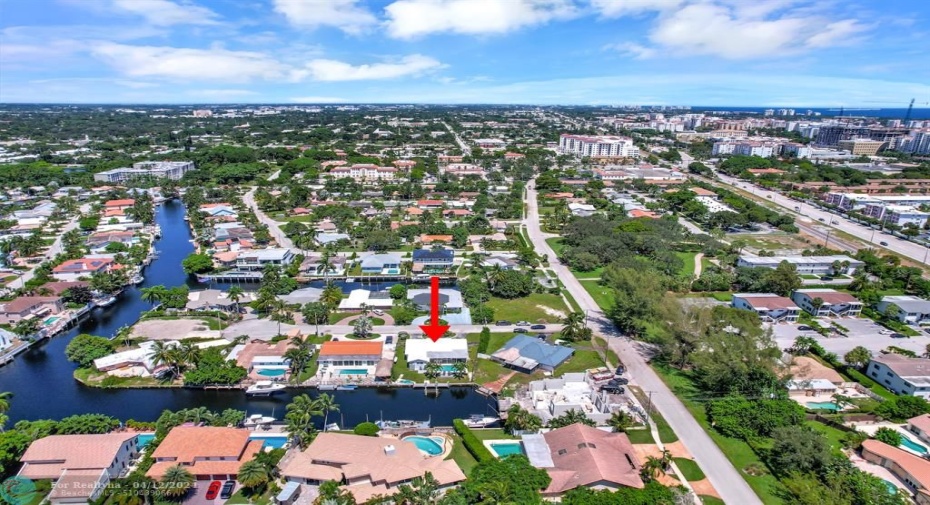 Aerial North view