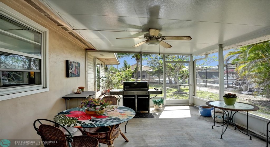 screened in patio