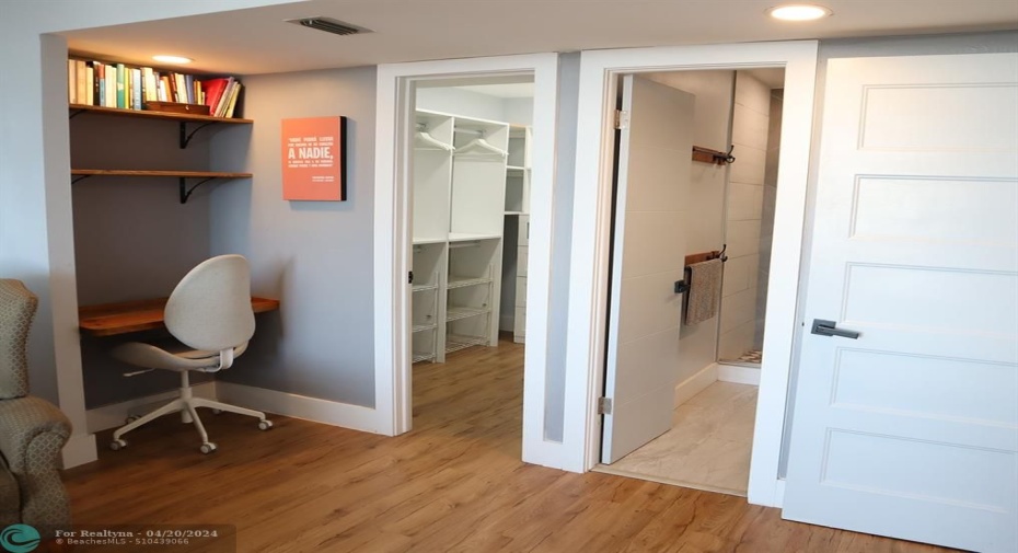 Includes a work station