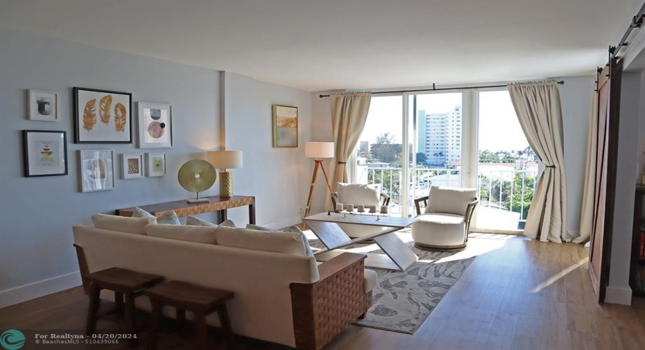 With Impact Sliding Door to Balcony