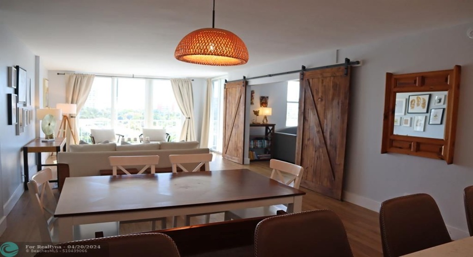 And Living Area from Kitchen