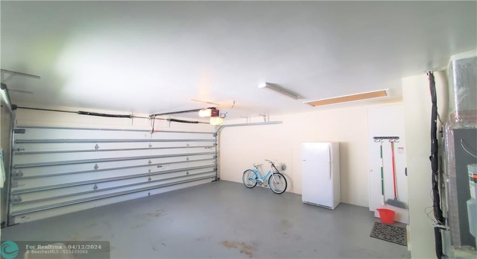 extra refrigerator in garage