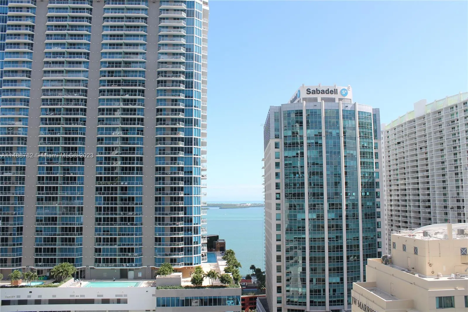 Balcony view of Bay