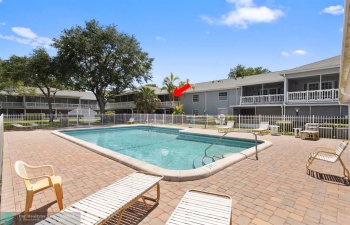 Red Arrow points to Private Balcony