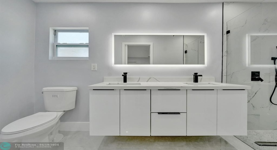 Master bathroom