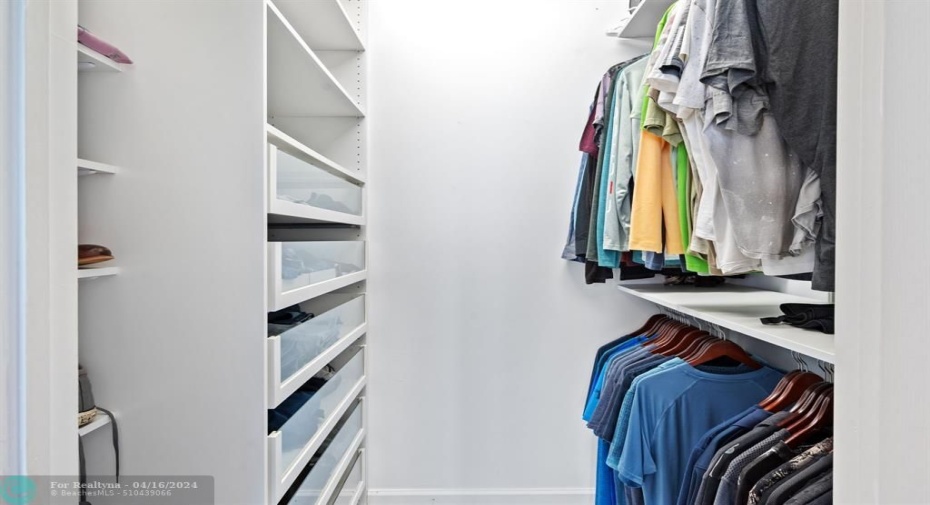 Walk-in closet no. 2 Primary bedroom