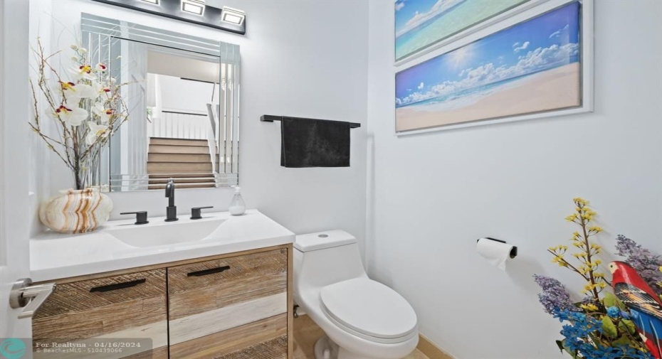 Half bath on Great Room Level