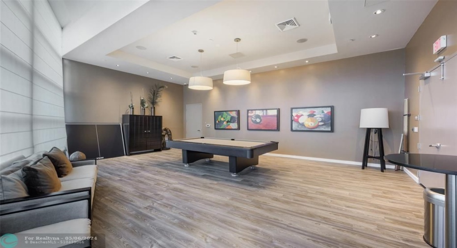 Ocean Palms billiard Room