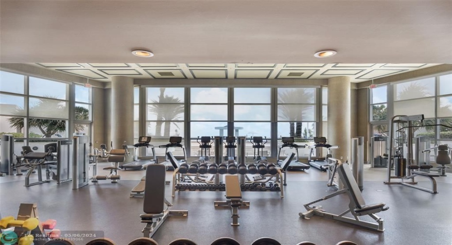 2 story exercise room
