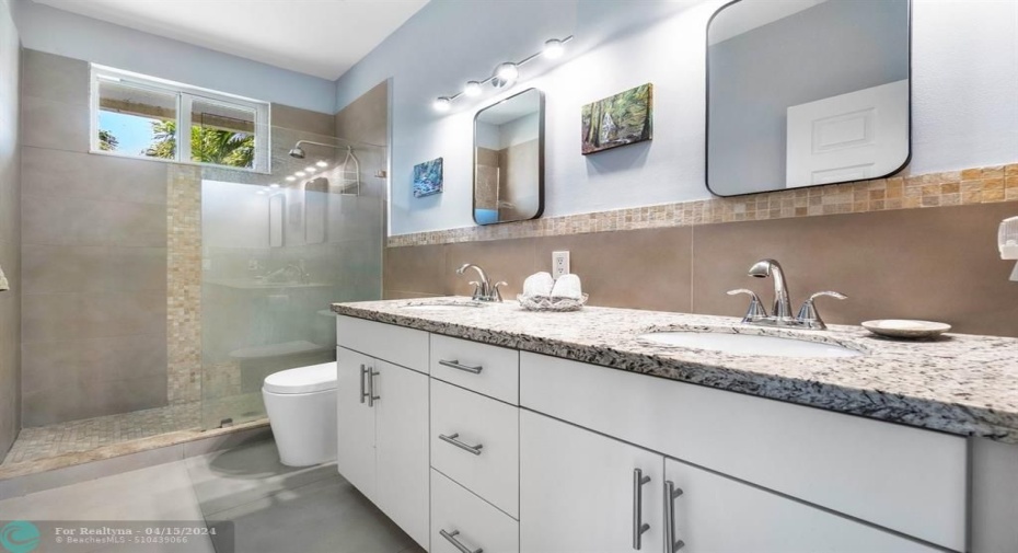 All of the bathrooms have been tastefully remodeled and meticulously cared for!