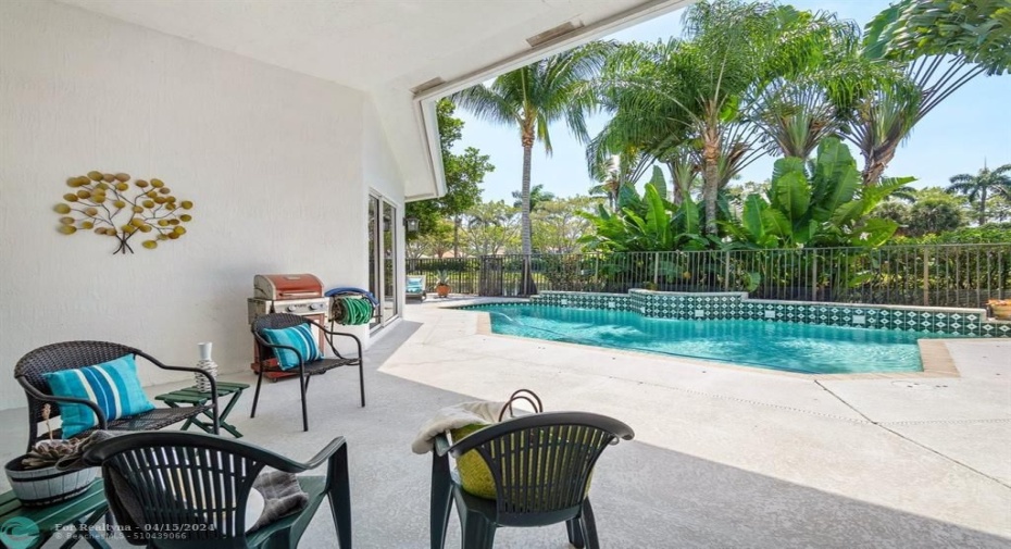 Large patio for family fun!