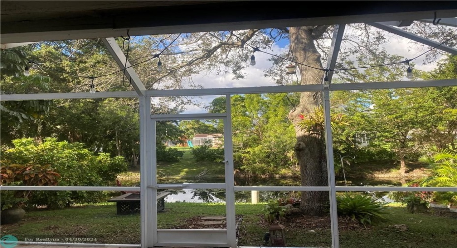 Enclosed patio