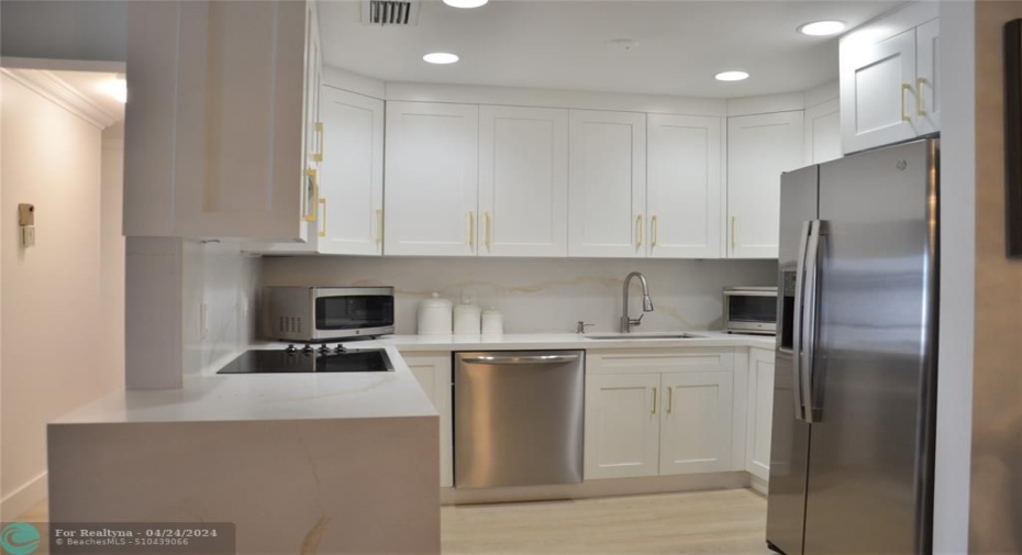 Completely remodeled open kitchen
