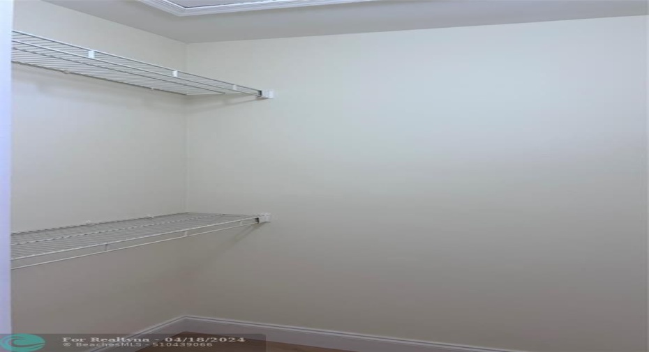 Master Walk in Closet