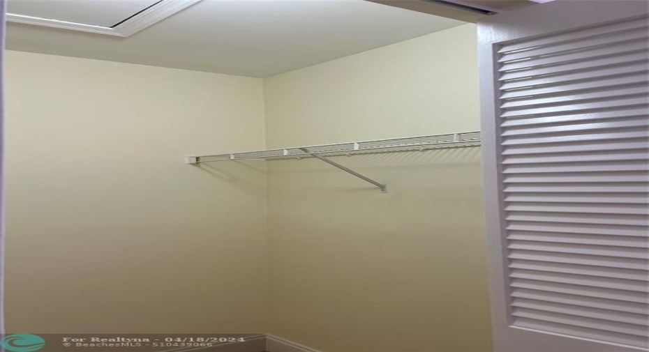 Master Walk in Closet