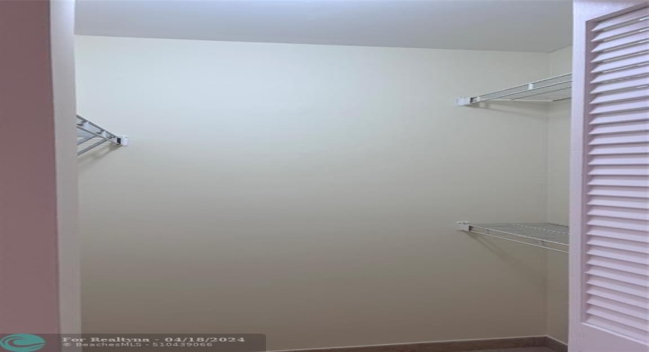 Second Walk in Closet