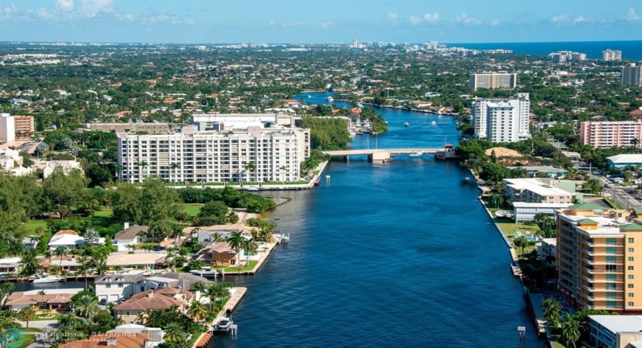 Intracoastal looking north towards the 14th Street Causeway bridge