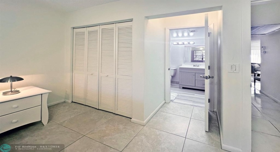 Primary Bathroom is Accessible from Primary Bedroom & Hallway.