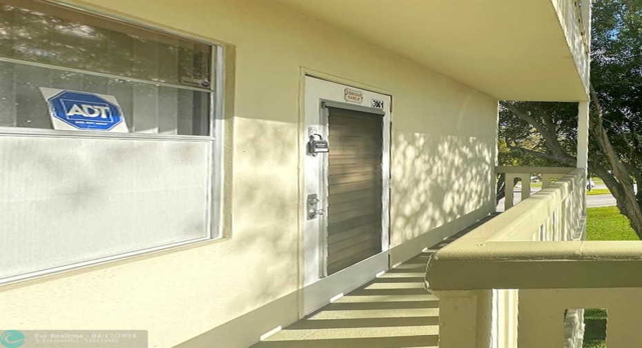 3rd Floor Catwalk Entrance on Corner of Building.