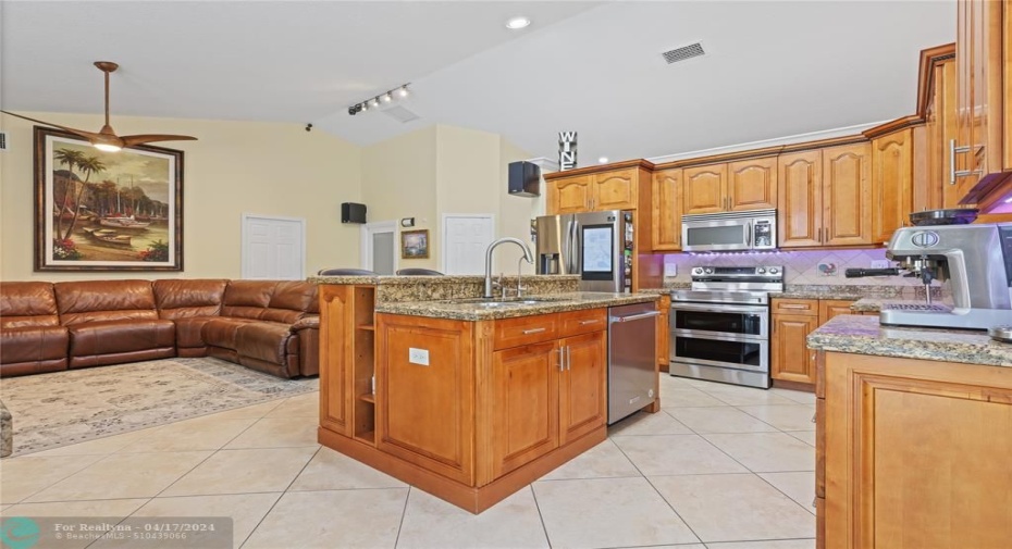 Kitchen and Family Room