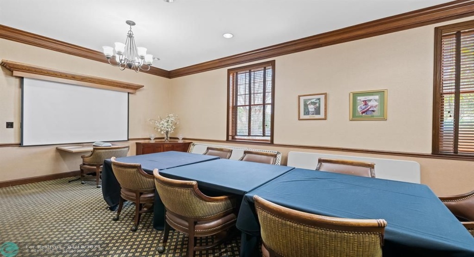 Clubhouse Meeting Room