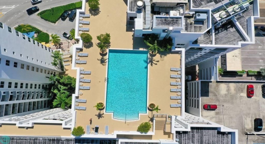 Roof Top Pool With a View