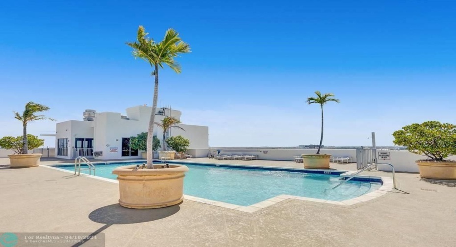 New Roof Top Pool Opening April 30th